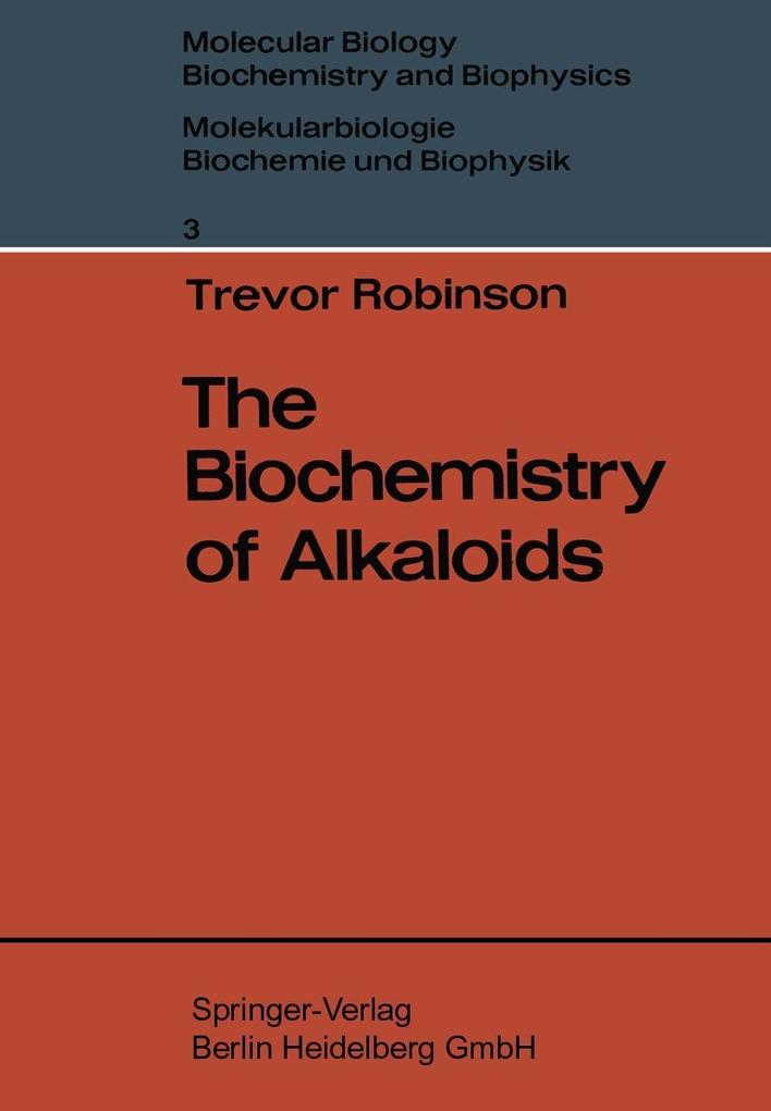 The Biochemistry of Alkaloids