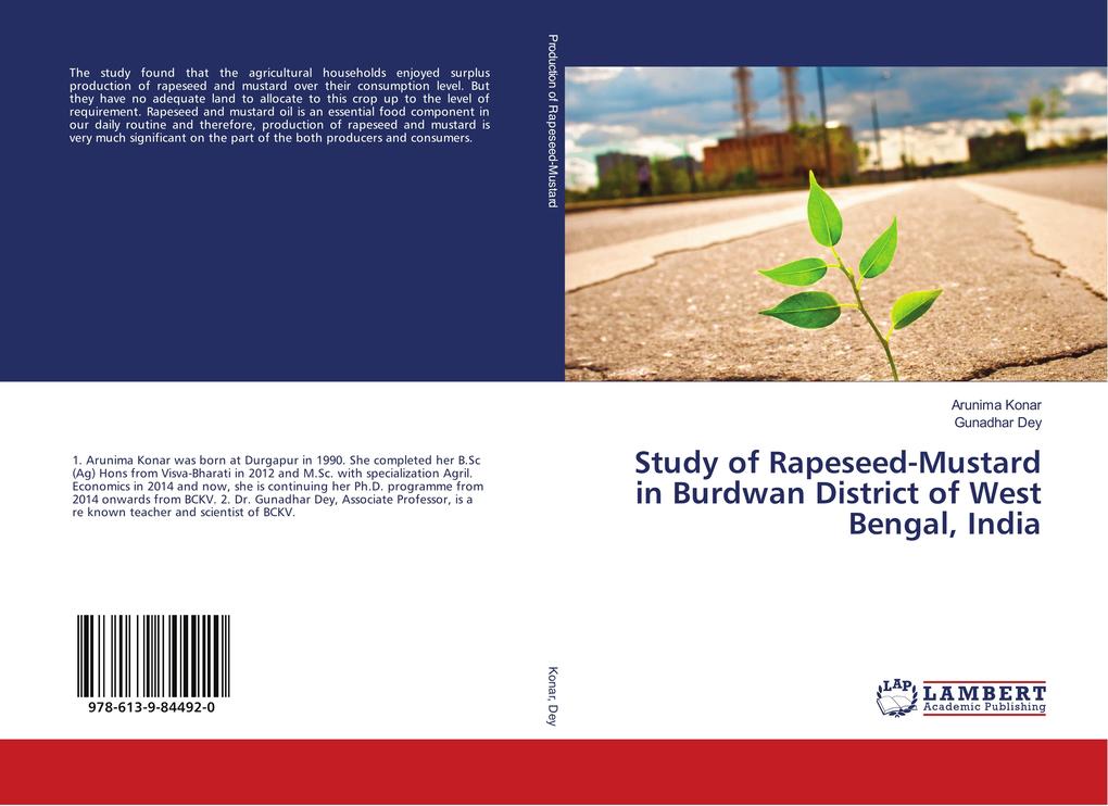 Study of Rapeseed-Mustard in Burdwan District of West Bengal India