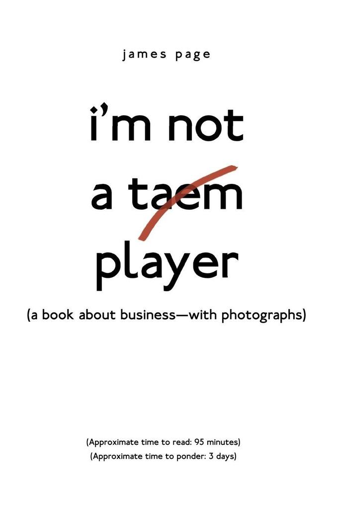 I'M Not a Taem Player