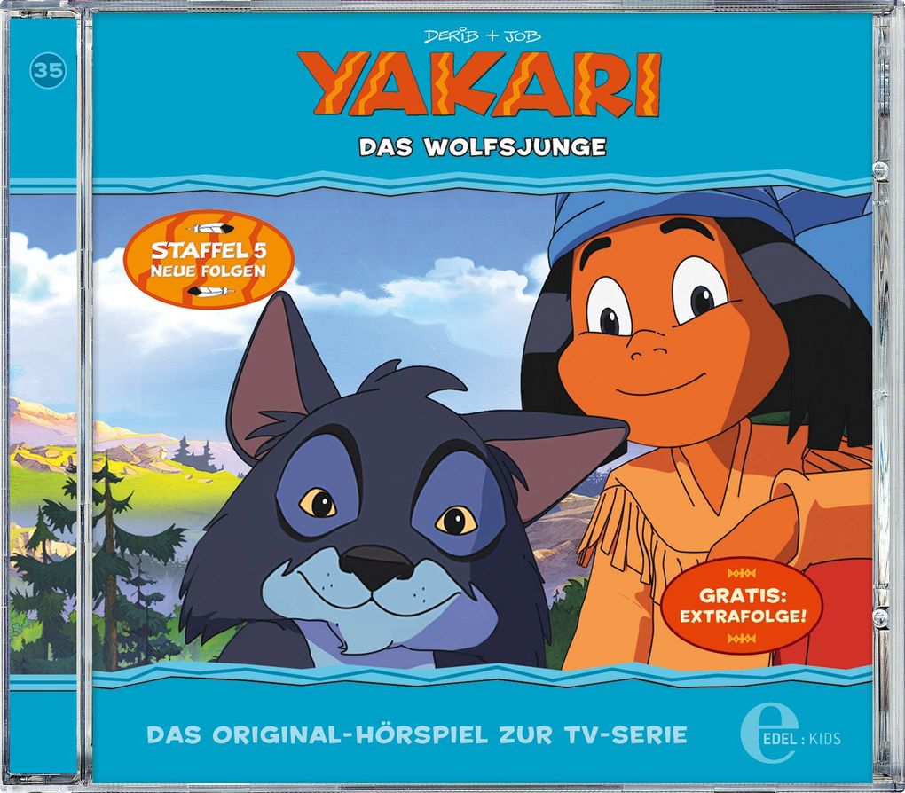 Image of Yakari - Yakari 35 - Das Wolfsjunge - Hörspiel zurTV-Serie - (CD)