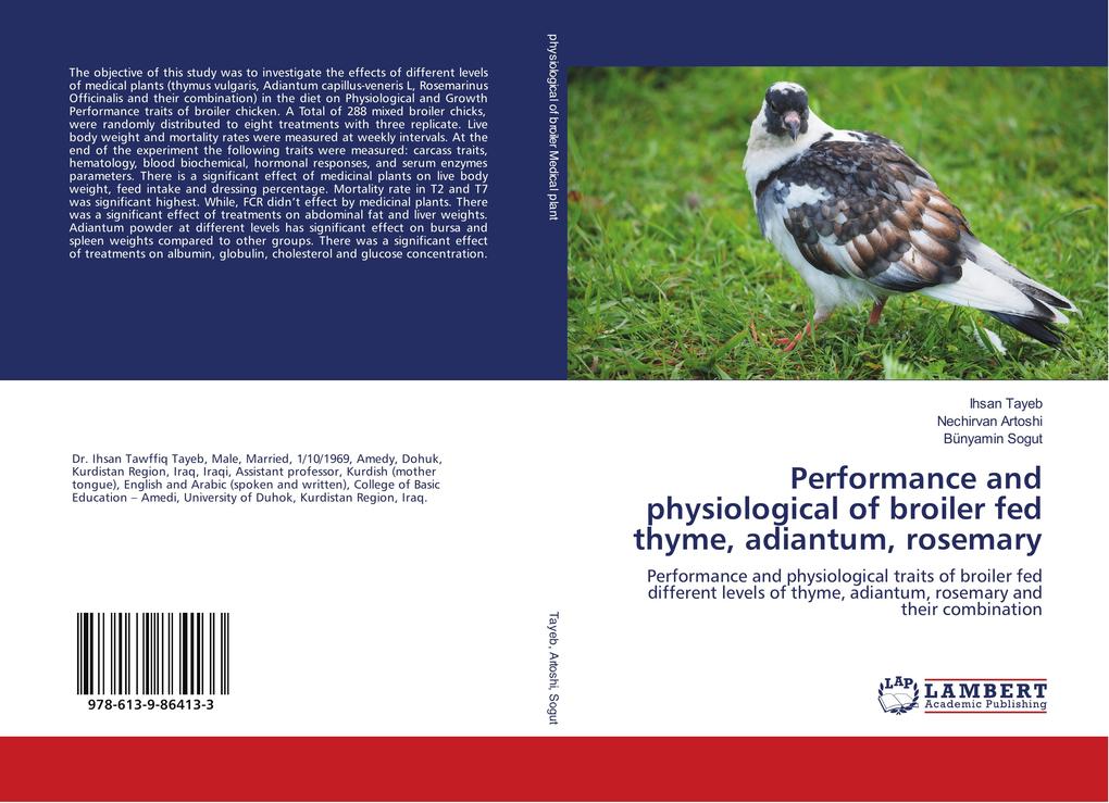 Performance and physiological of broiler fed thyme adiantum rosemary