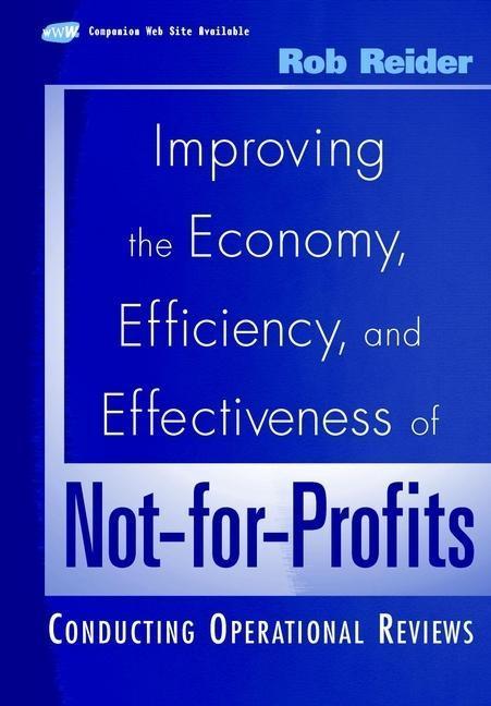 Improving the Economy Efficiency and Effectiveness of Not-for-Profits