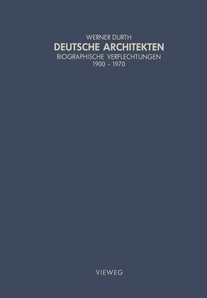 Deutsche Architekten - Werner Durth