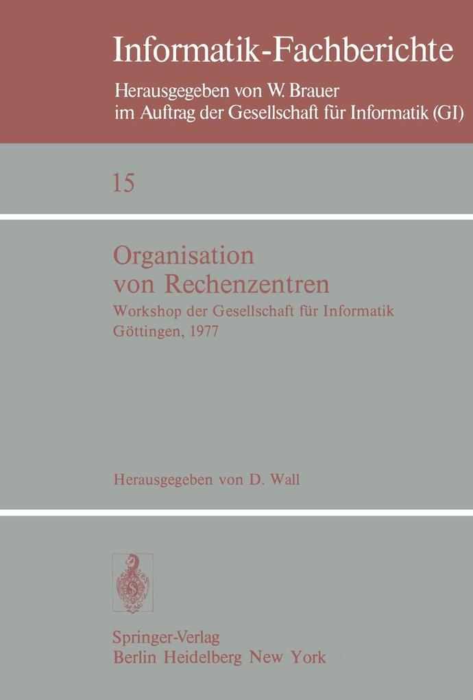 Organisation von Rechenzentren