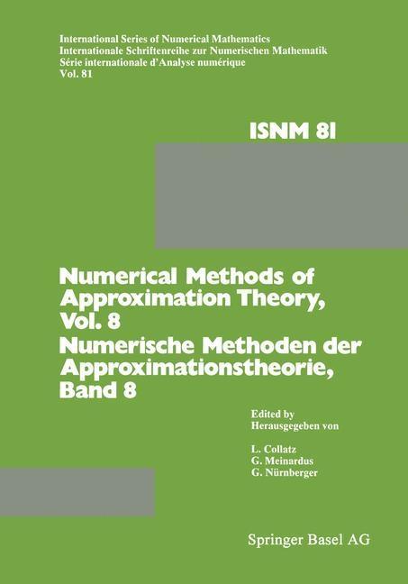 Numerical Methods of Approximation Theory/Numerische Methoden der Approximationstheorie