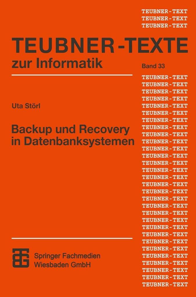 Backup und Recovery in Datenbanksystemen