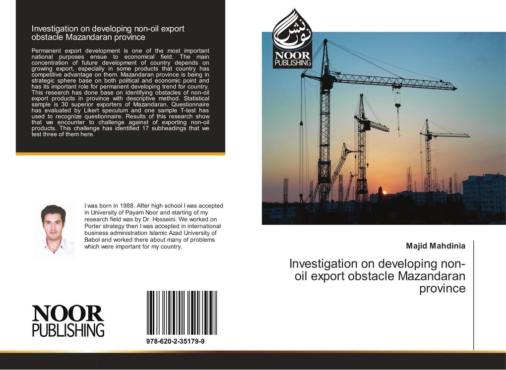 Investigation on developing non-oil export obstacle Mazandaran province