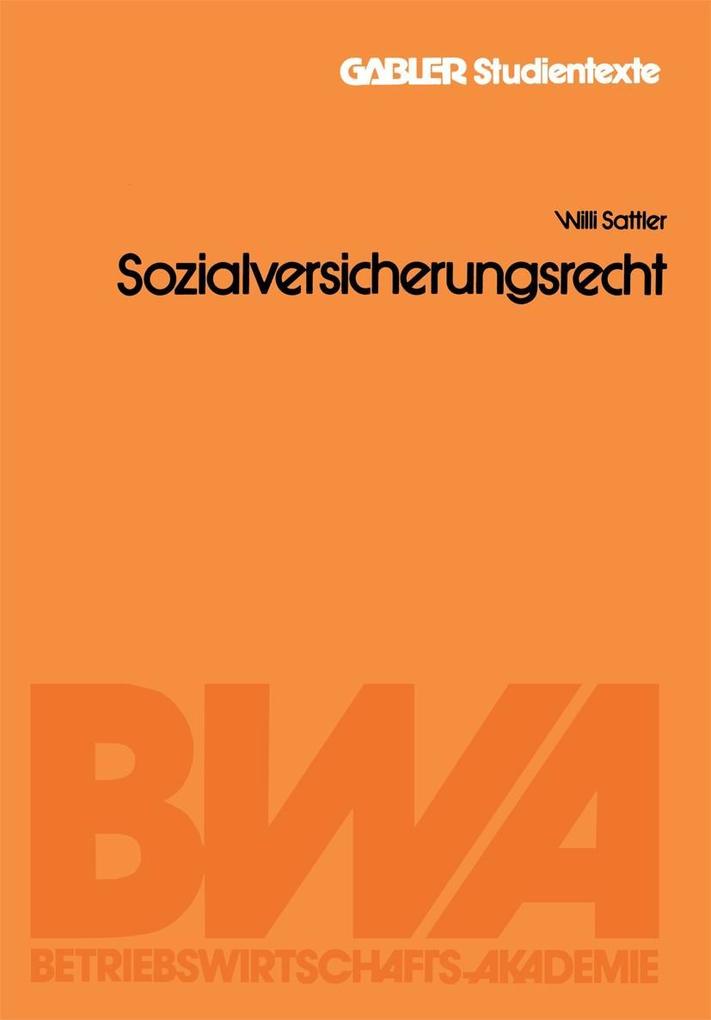 Sozialversicherungsrecht