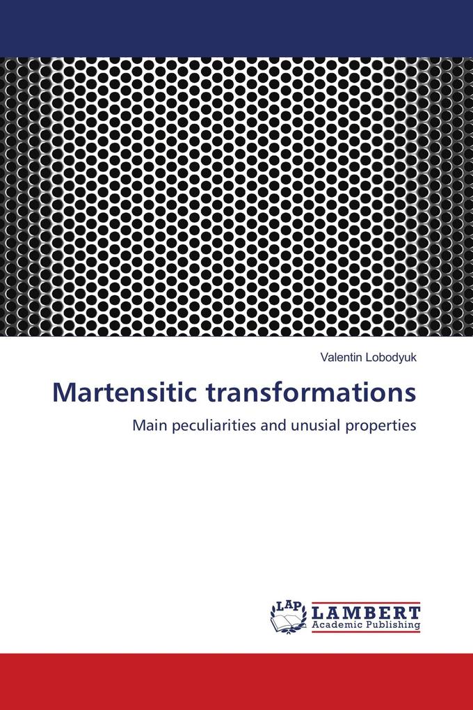 Martensitic transformations