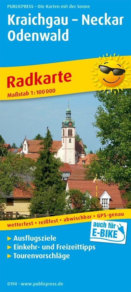Kraichgau - Neckar - Odenwald 1:100 000