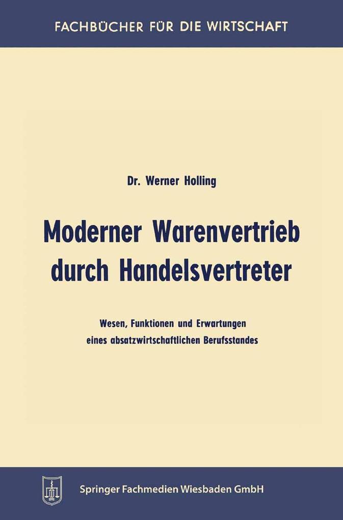 Moderner Warenvertrieb durch Handelsvertreter