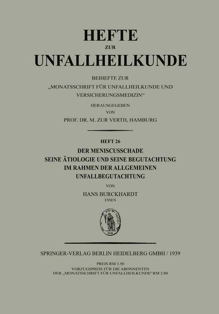 Der Meniscusschade