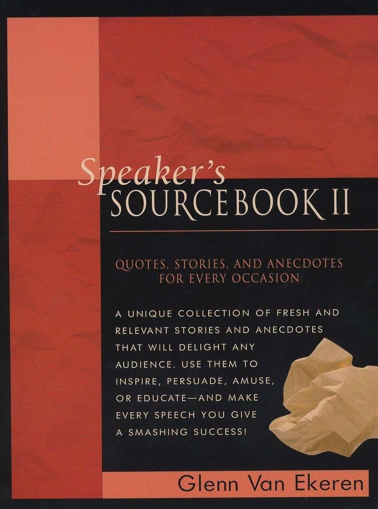 Speaker‘s Sourcebook II