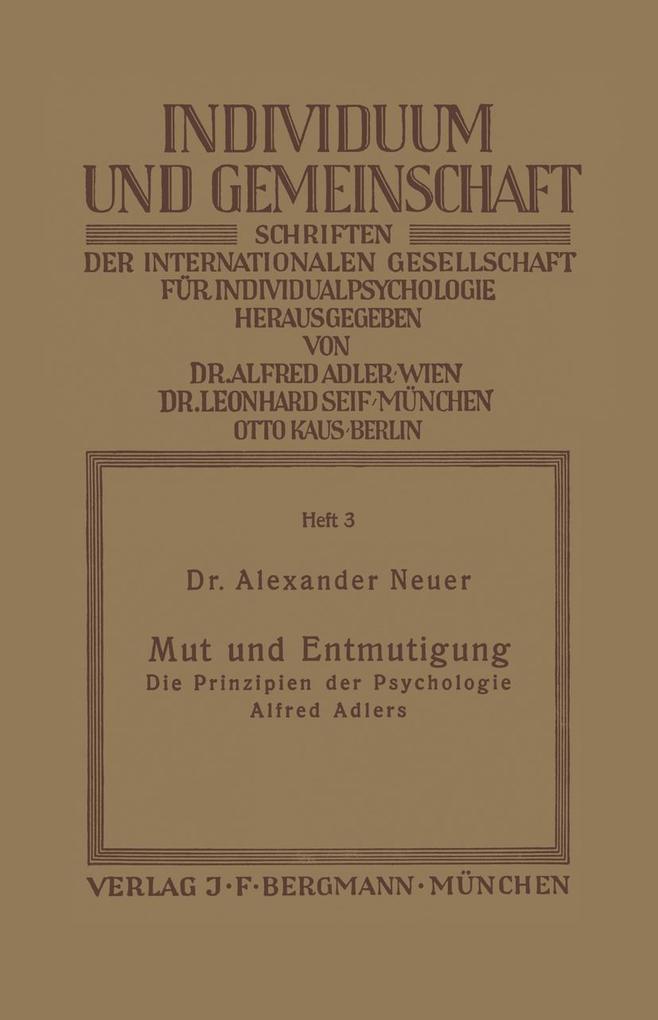 Mut und Entmutigung