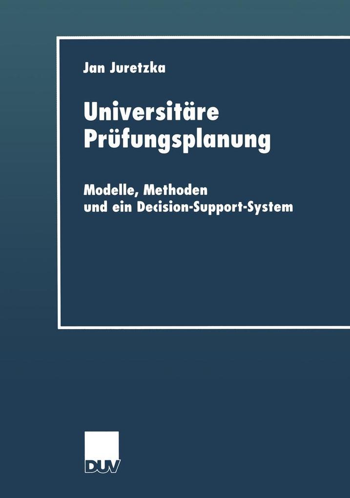 Universitäre Prüfungsplanung