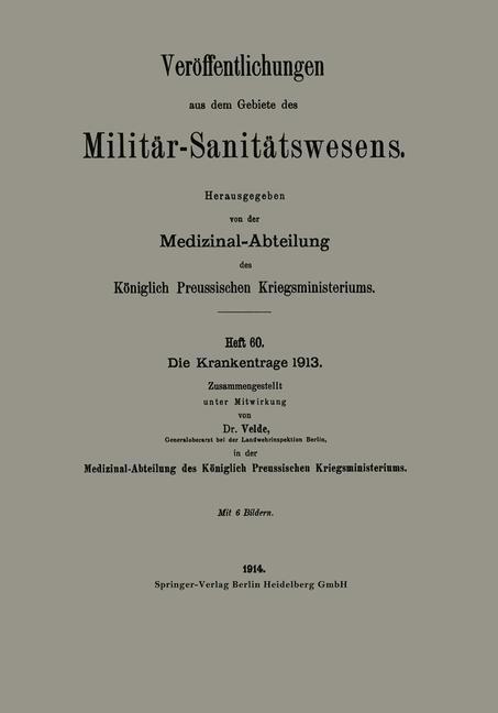 Die Krankentrage 1913