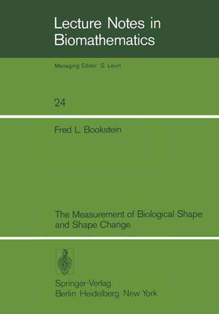The Measurement of Biological Shape and Shape Change