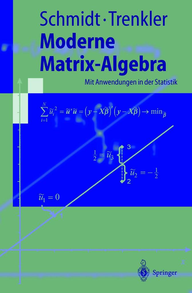 Moderne Matrix-Algebra - Karsten Schmidt/ Götz Trenkler