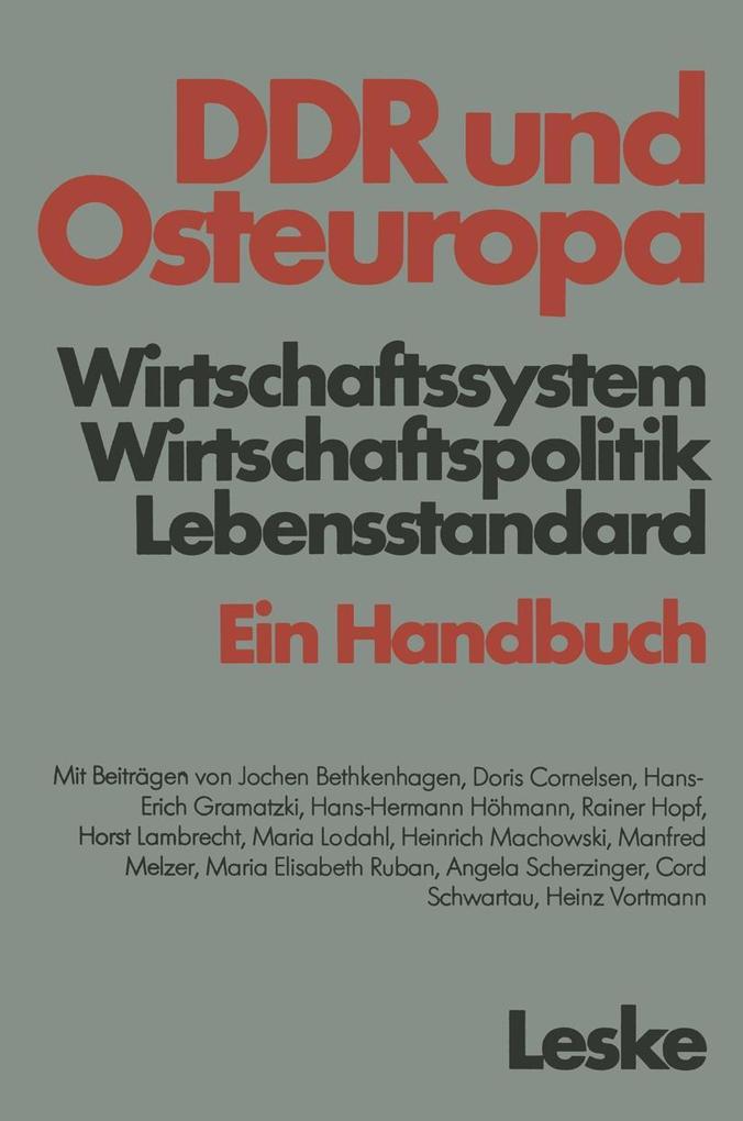 DDR und Osteuropa - Jochen Bethkenhagen