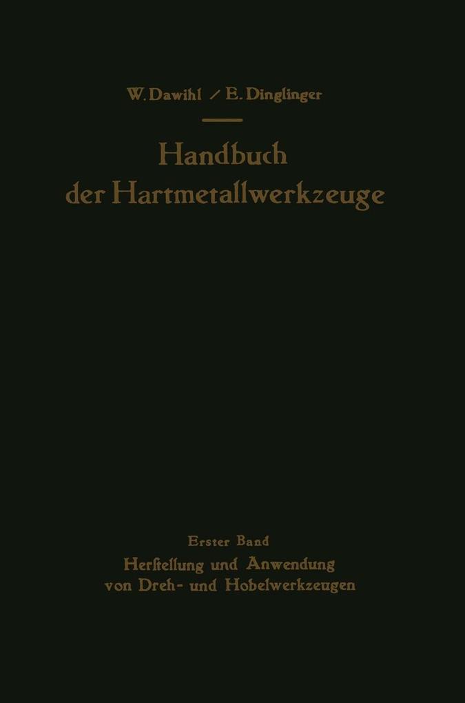 Handbuch der Hartmetallwerkzeuge
