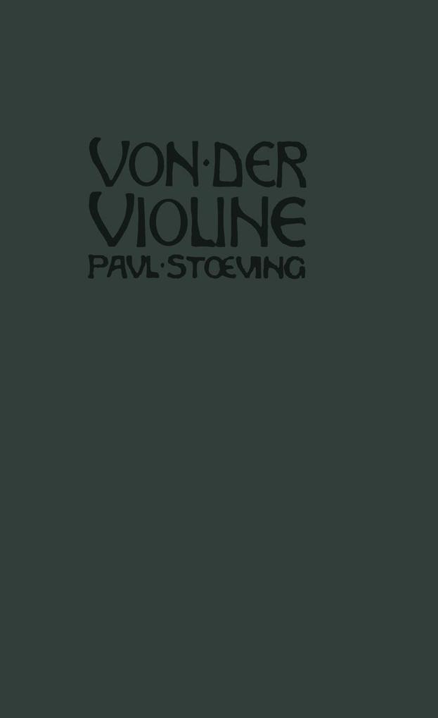 Von der Violine
