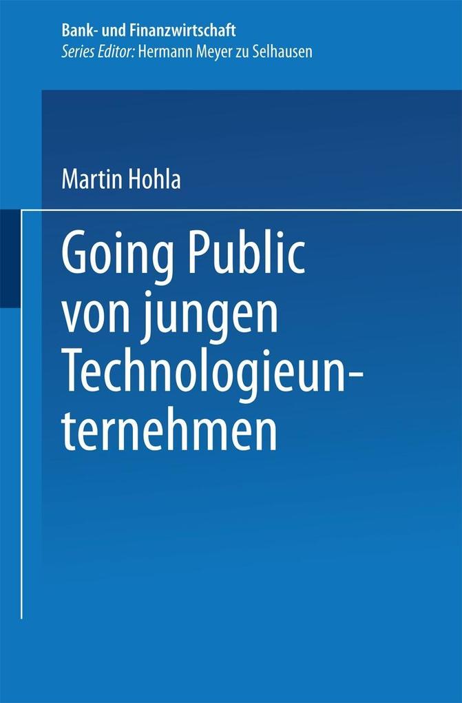 Going Public von jungen Technologieunternehmen