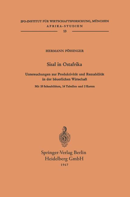 Sisal in Ostafrika