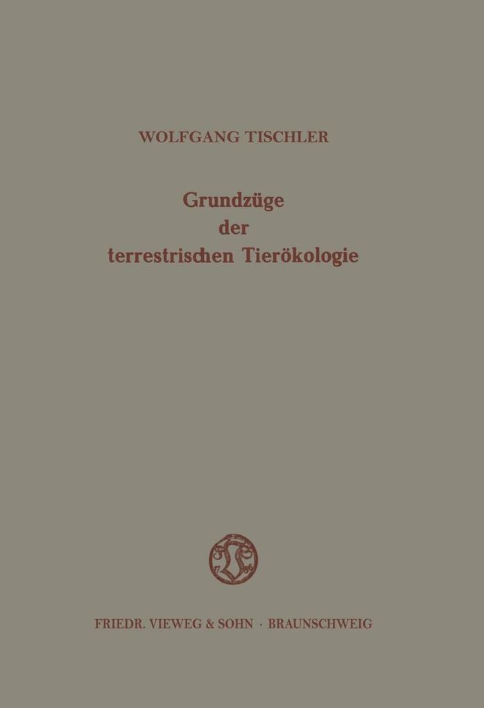 Grundzüge der terrestrischen Tierökologie