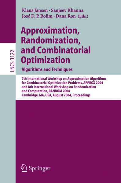 Approximation Randomization and Combinatorial Optimization. Algorithms and Techniques
