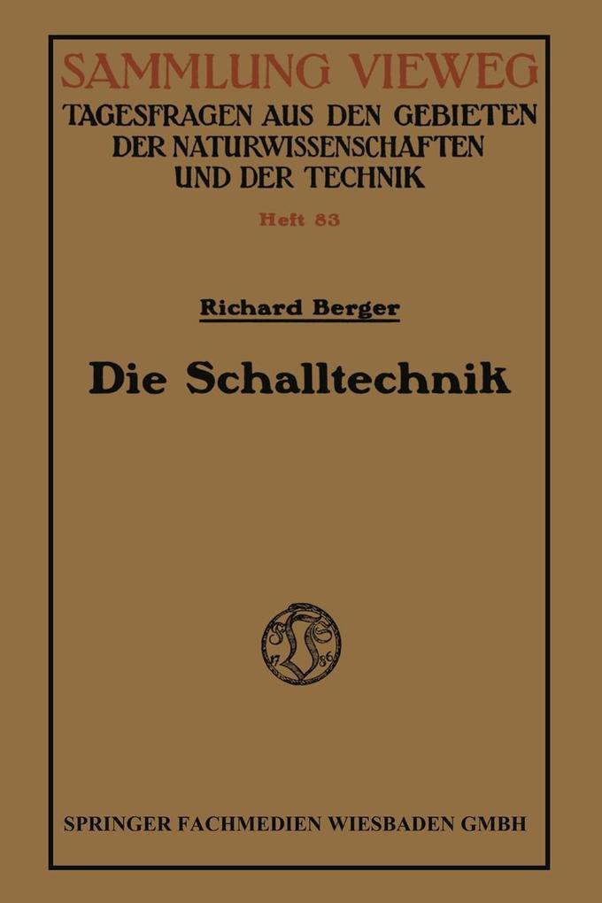 Die Schalltechnik