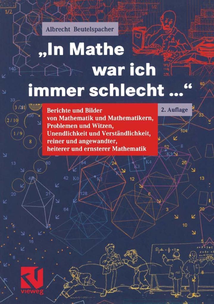 'In Mathe war ich immer schlecht...'