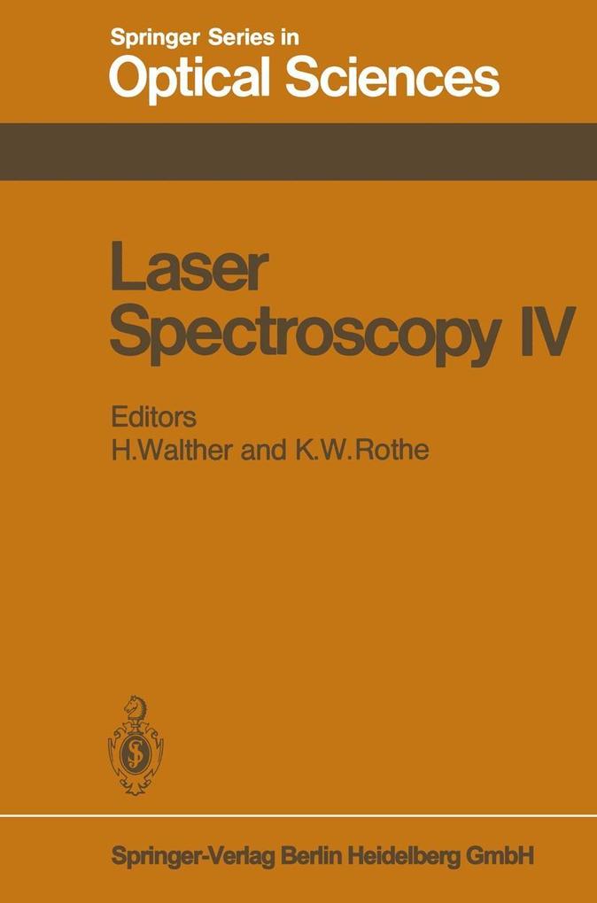 Laser Spectroscopy IV