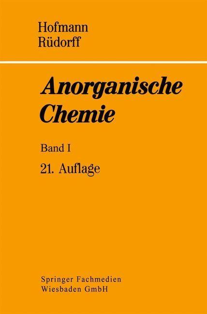Anorganische Chemie - Karl A. Hofmann