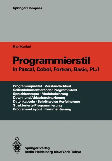 Programmierstil in Pascal Cobol Fortran Basic PL/I