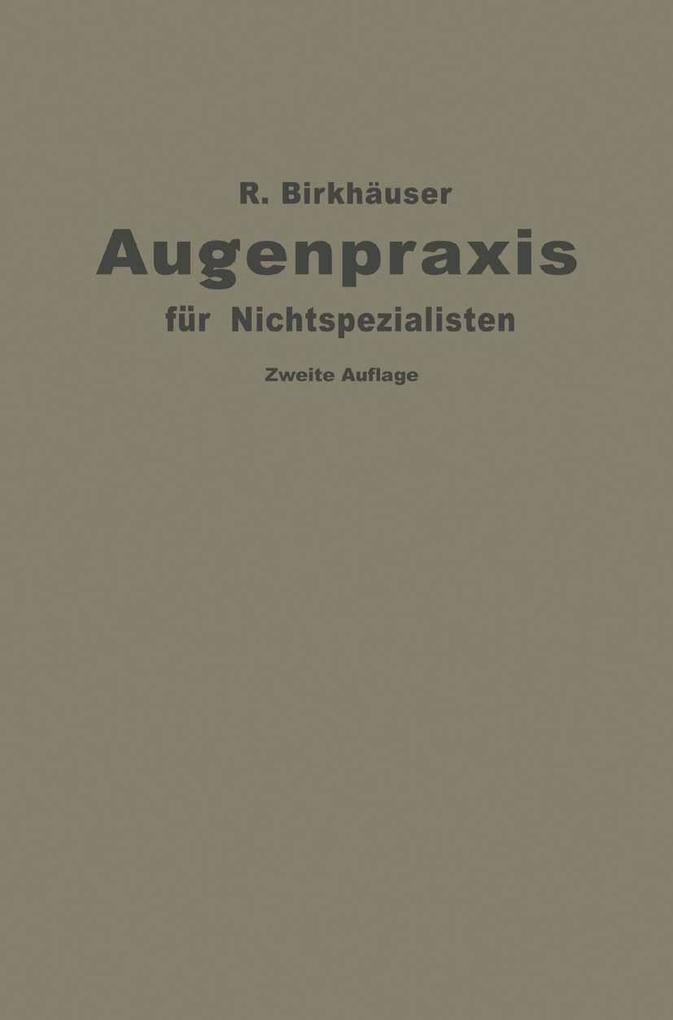 Augenpraxis für Nichtspezialisten