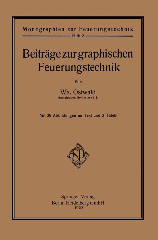 Beiträge zur graphischen Feuerungstechnik