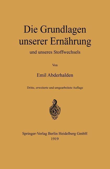 Die Grundlagen unserer Ernährung und unseres Stoffwechsels