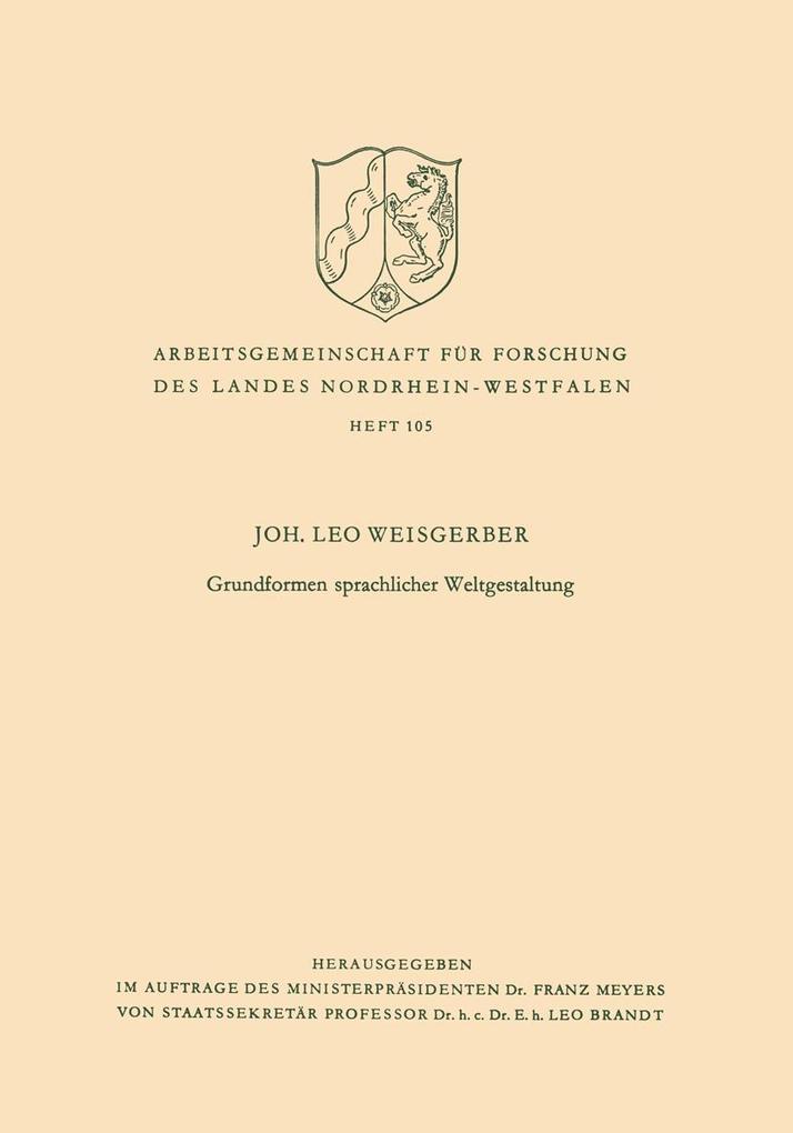 Grundformen sprachlicher Weltgestaltung