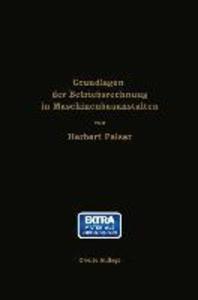Grundlagen der Betriebsrechnung in Maschinenbauanstalten