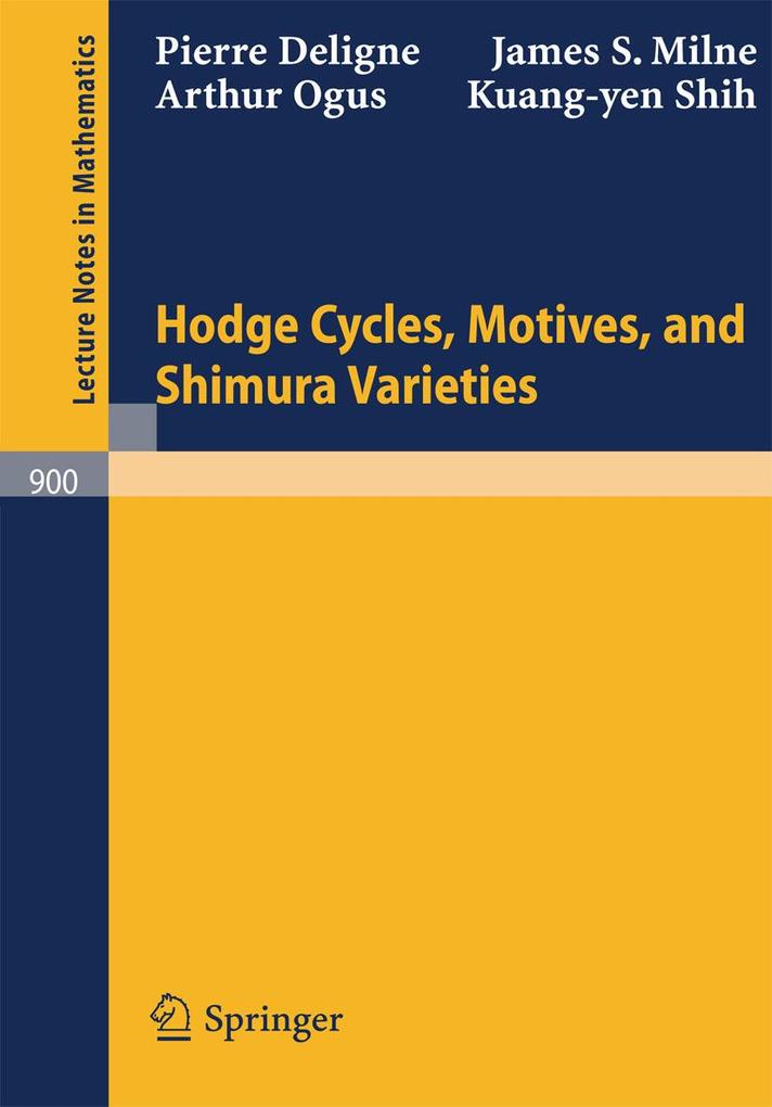 Hodge Cycles Motives and Shimura Varieties