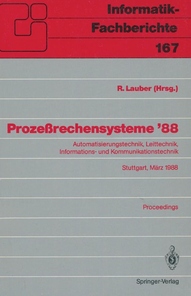 Prozeßrechensysteme '88