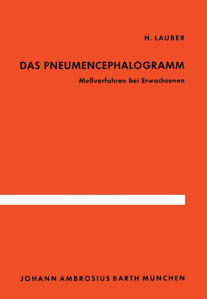 Das Pneumencephalogramm