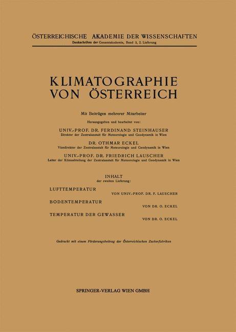 Klimatographie von Österreich
