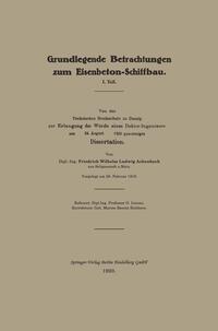 Grundlegende Betrachtungen zum Eisenbeton-Schiffbau