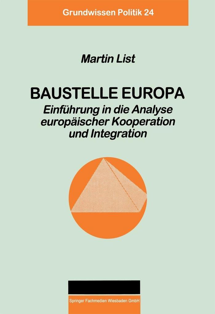 Baustelle Europa - Martin List