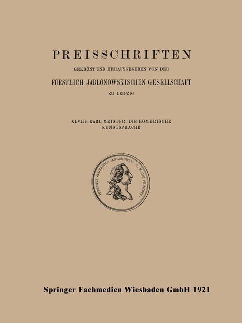 Die Homerische Kunstsprache