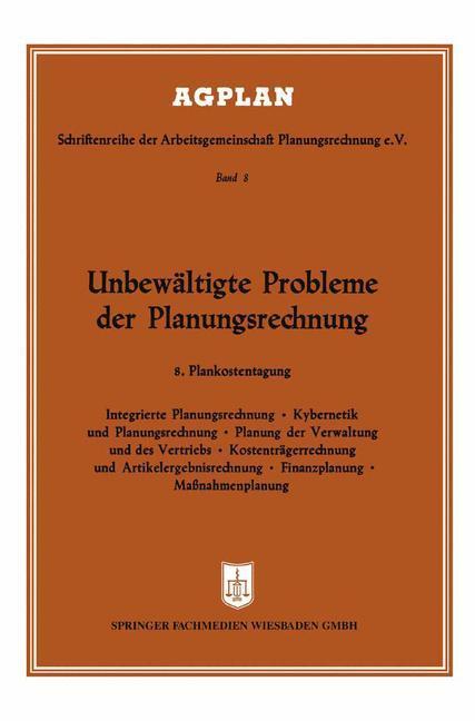 Unbewältigte Probleme der Planungsrechnung