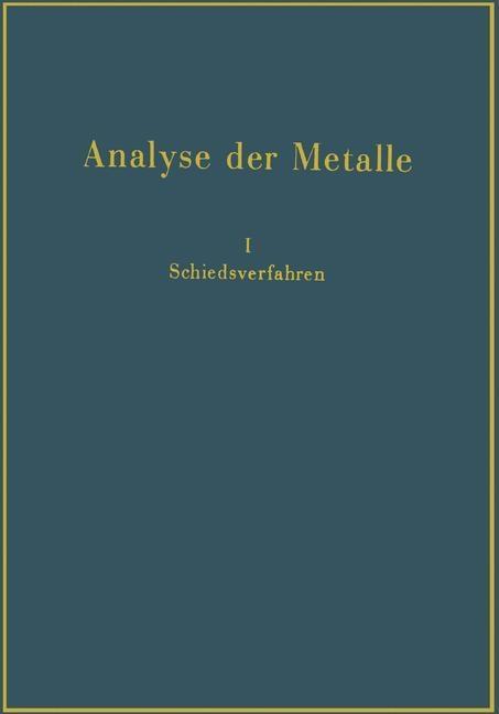 Analyse der Metalle