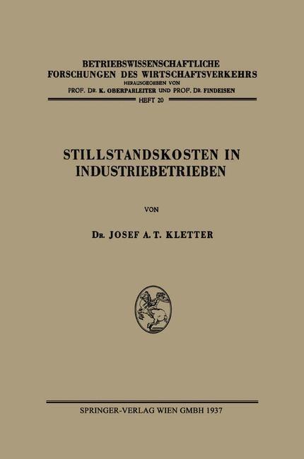 Stillstandskosten in Industriebetrieben