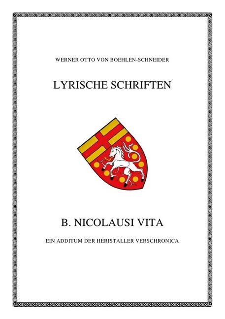 B. Nicolausi Vita